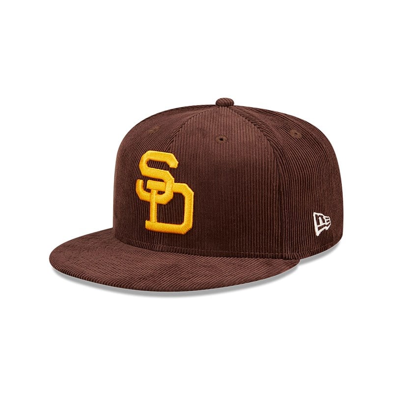 Brown New Era San Diego Padres Cooperstown Fitted Cap 59fifty | SREO69052