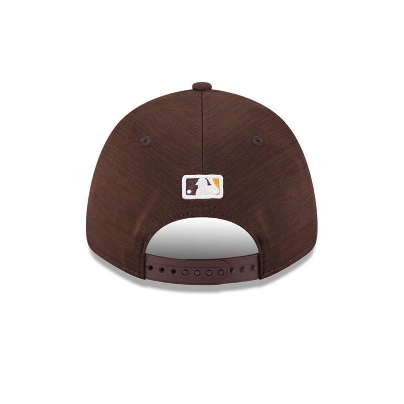 Brown New Era San Diego Padres MLB Clubhouse Adjustable Cap 9forty | GXAT80925