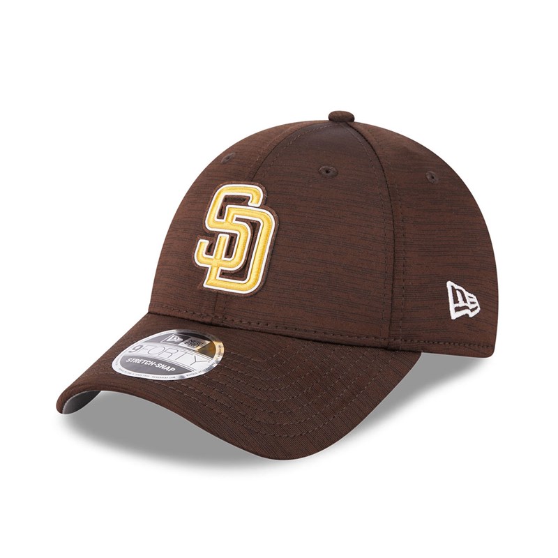 Brown New Era San Diego Padres MLB Clubhouse Adjustable Cap 9forty | GXAT80925