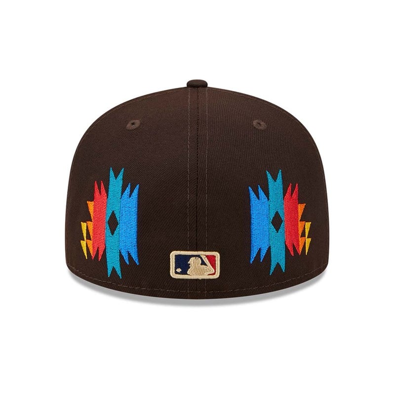 Brown New Era San Diego Padres Southwestern Fitted Cap 59fifty | CMHK31270