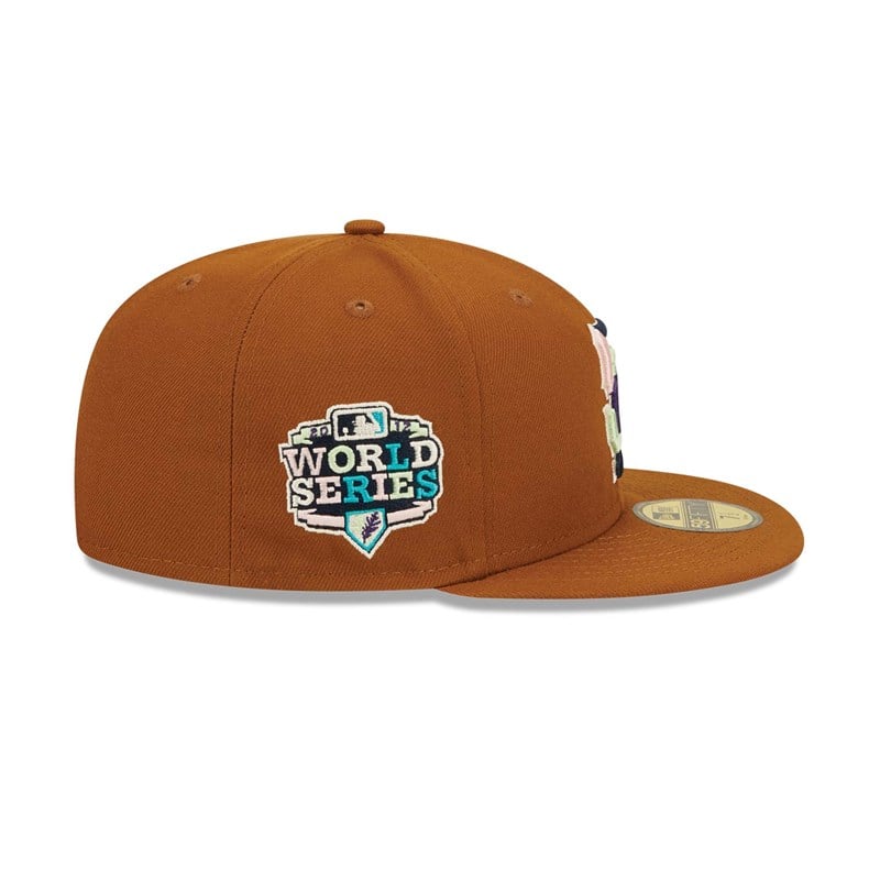 Brown New Era San Francisco Giants Vintage Floral Cap 59fifty | OLAB01987