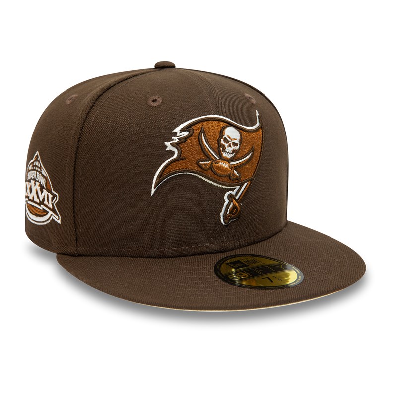 Brown New Era Tampa Bay Buccaneers Fitted Cap 59fifty | RZUB13260