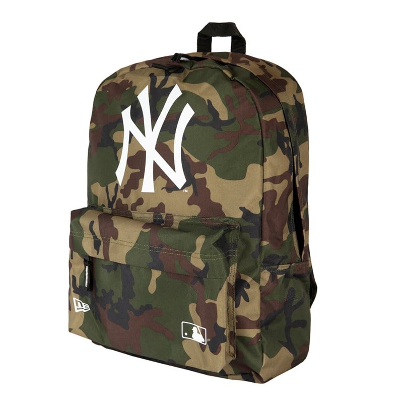 Camo New Era New York Yankees Woodland Stadium Backpack Bag | XEUT38612