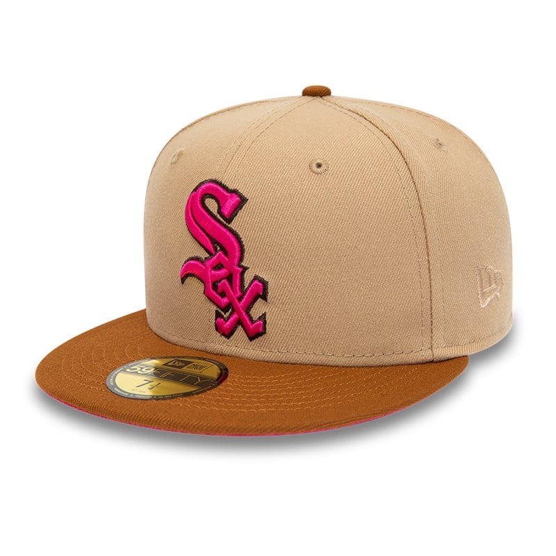 Cream New Era Chicago Sox Cap 59fifty | XRDH69058