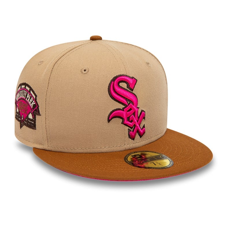 Cream New Era Chicago Sox Cap 59fifty | XRDH69058