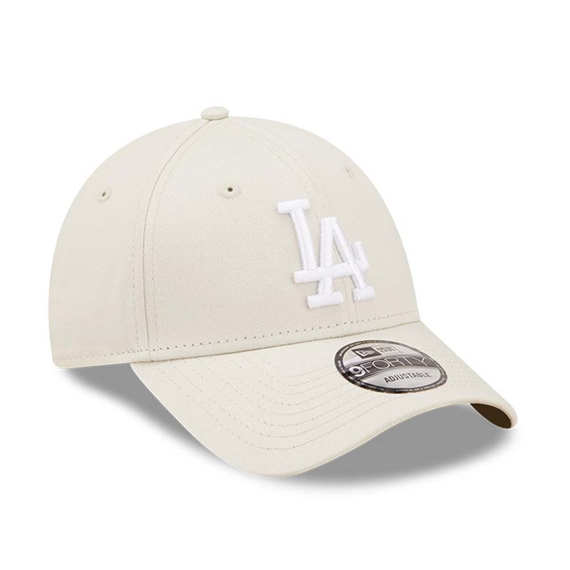 Cream New Era La Dodgers League Essential Adjustable Cap 9forty | MRSQ06197