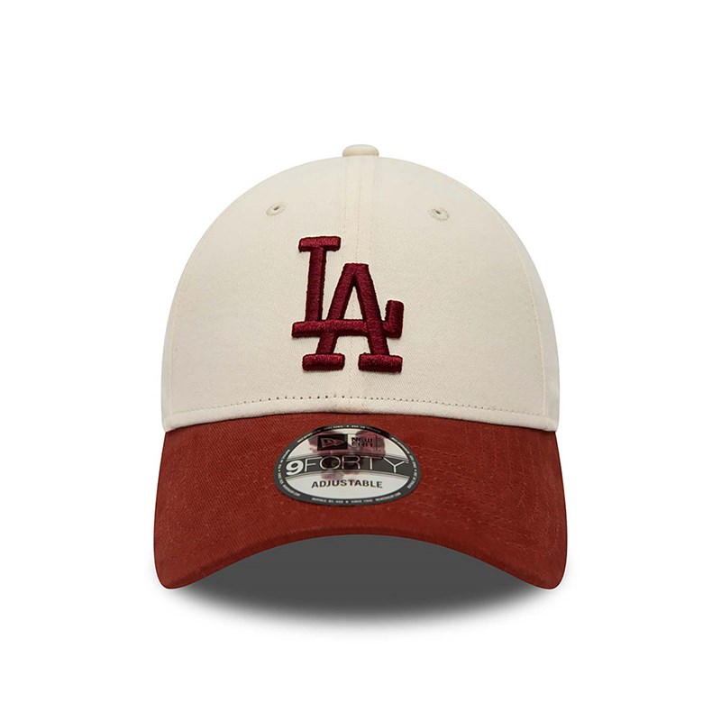 Cream New Era La Dodgers MLB Adjustable Cap 9forty | GFQR70813