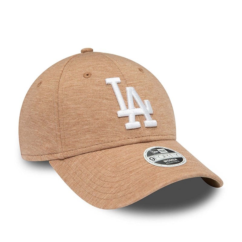 Cream New Era La Dodgers Womens Jersey Adjustable Cap 9forty | JVFM28904