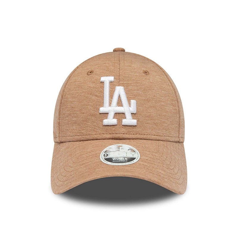 Cream New Era La Dodgers Womens Jersey Adjustable Cap 9forty | JVFM28904