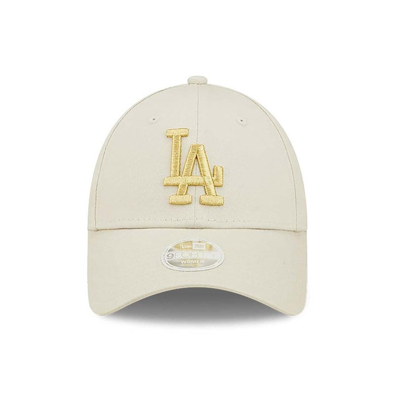 Cream New Era La Dodgers Womens Logo Adjustable Cap 9forty | YZLQ72483