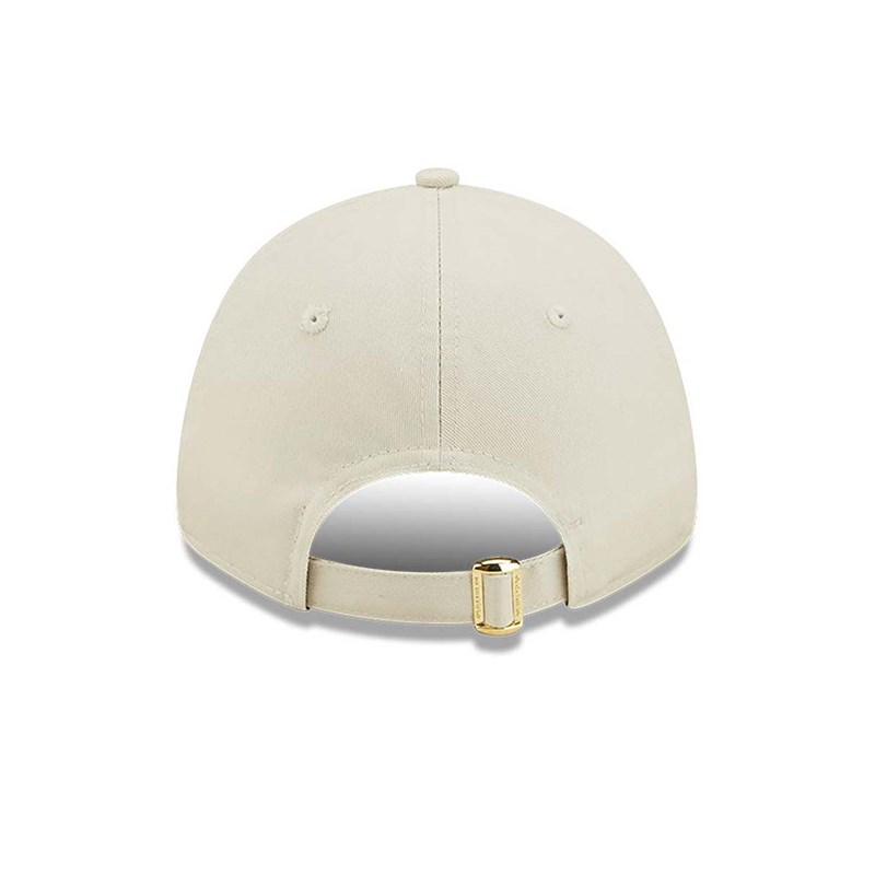 Cream New Era La Dodgers Womens Logo Adjustable Cap 9forty | YZLQ72483