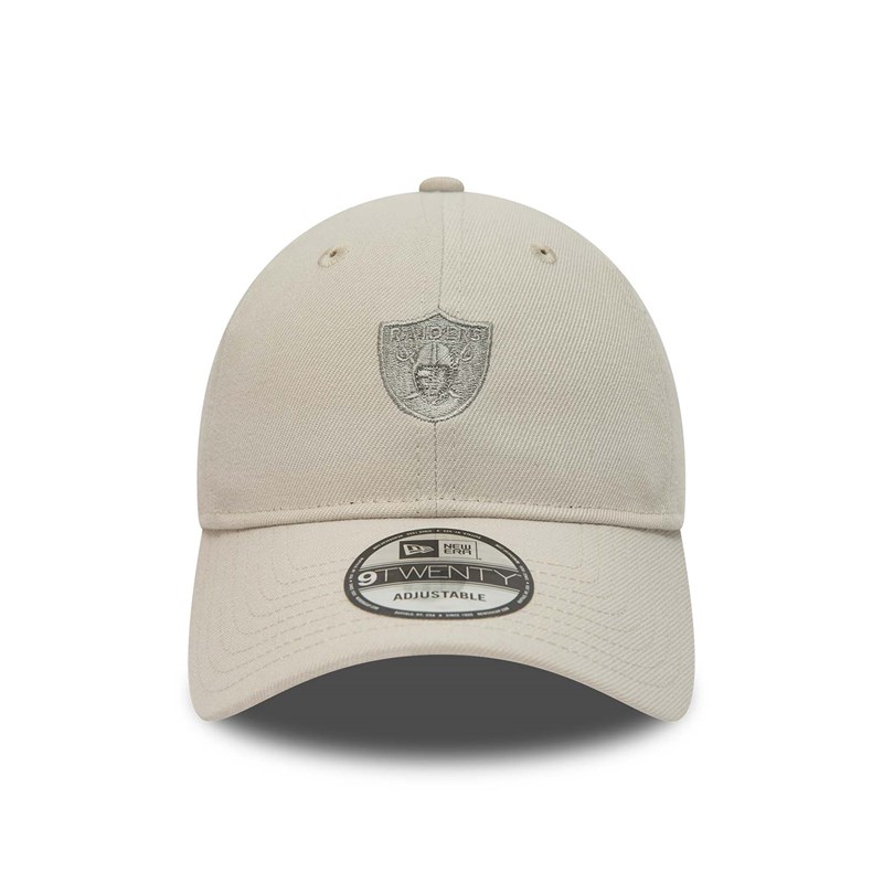 Cream New Era Las Vegas Raiders Mini Logo Adjustable Adjustable Cap 9twenty | KOTP56398