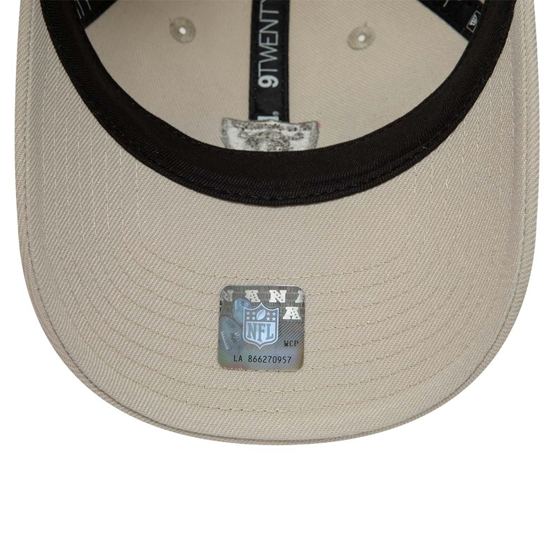 Cream New Era Las Vegas Raiders Mini Logo Adjustable Adjustable Cap 9twenty | KOTP56398