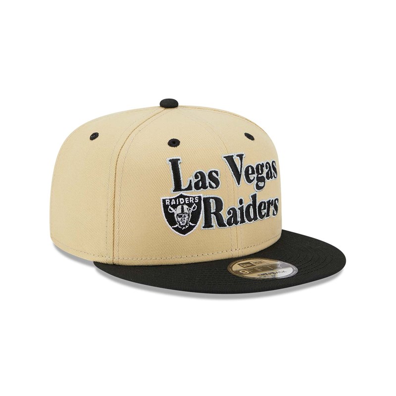 Cream New Era Las Vegas Raiders NFL Retro Cap 9fifty | DVSC06354