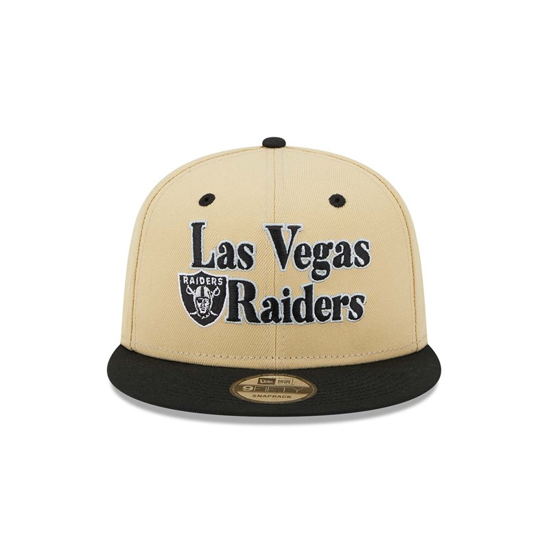 Cream New Era Las Vegas Raiders NFL Retro Cap 9fifty | DVSC06354