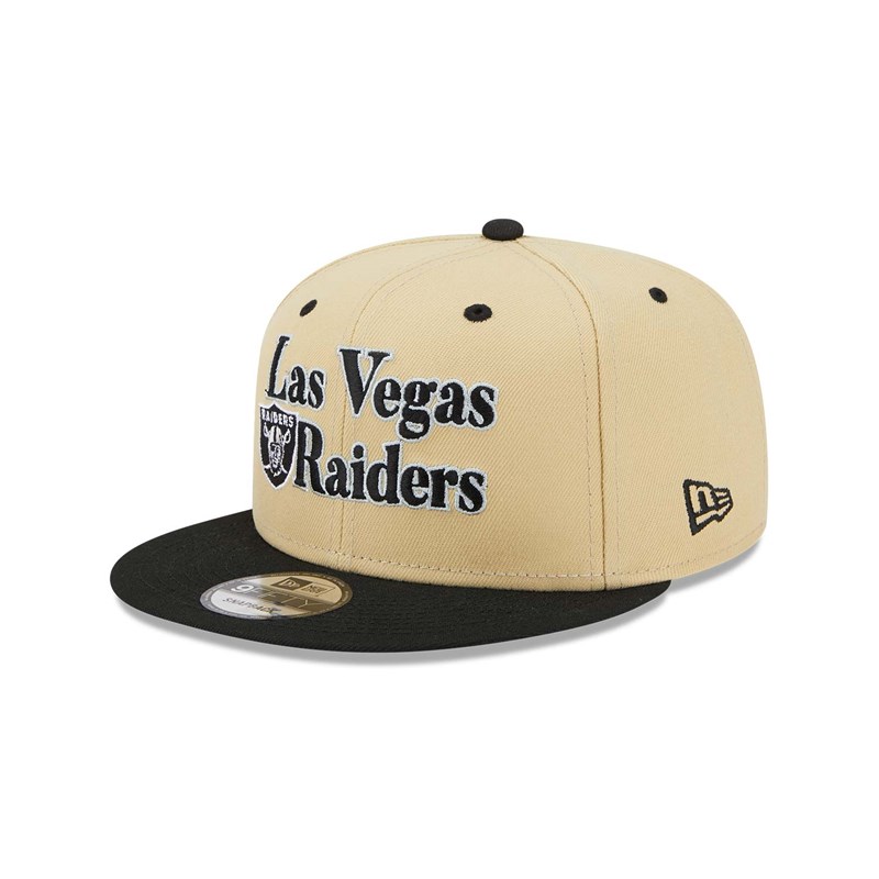 Cream New Era Las Vegas Raiders NFL Retro Cap 9fifty | DVSC06354