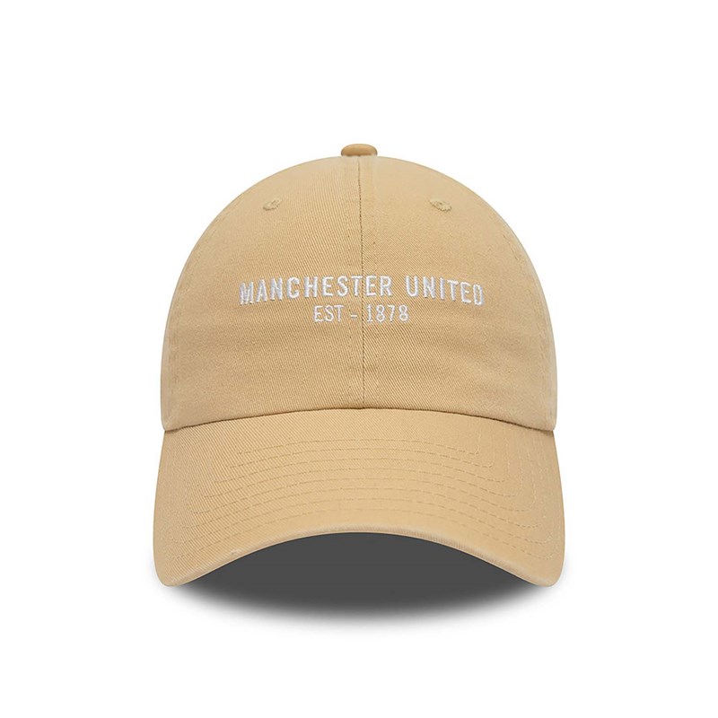 Cream New Era Manchetser United Fc Seasonal Cap Casual classic | LUXA58130