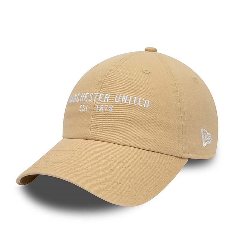 Cream New Era Manchetser United Fc Seasonal Cap Casual classic | LUXA58130