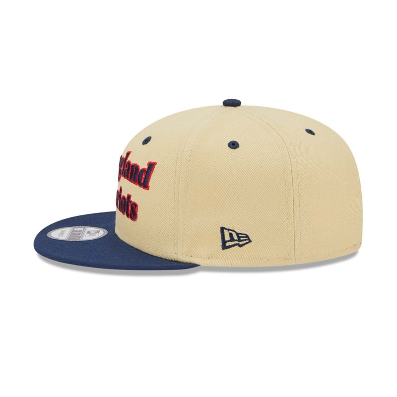 Cream New Era New England Patriots NFL Retro Cap 9fifty | WHCB08235