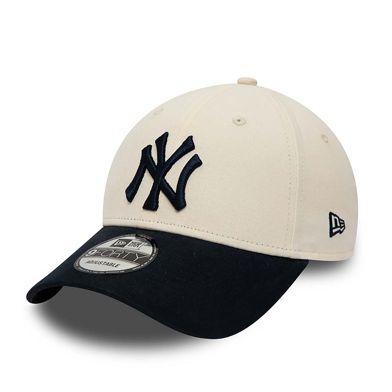 Cream New Era New York Yankees MLB Adjustable Cap 9forty | KCOP42319