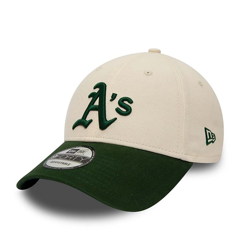 Cream New Era Oakland Athletics MLB Adjustable Cap 9forty | JPMC67512