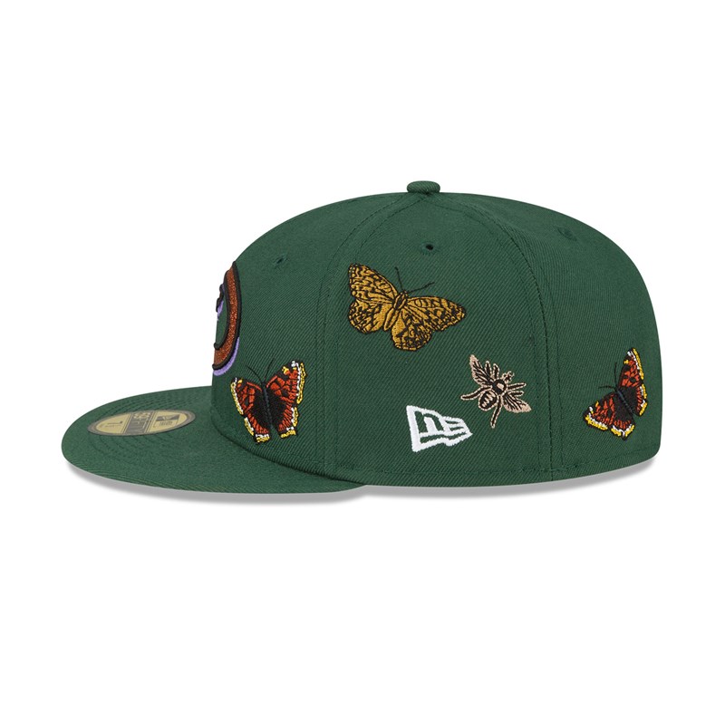 Green New Era Arizona Diamondbacks Felt X MLB Fitted Cap 59fifty | AGMW24705