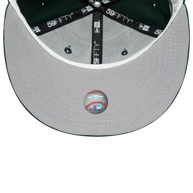 Green New Era Atlanta Braves Fitted Cap 59fifty | EJKX30291