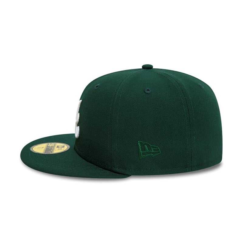 Green New Era Atlanta Braves Fitted Cap 59fifty | EJKX30291