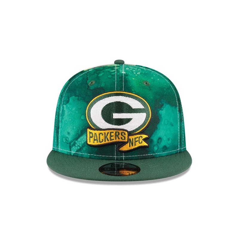 Green New Era Bay Packers NFL Sideline 2022 Cap 9fifty | AJZP04715