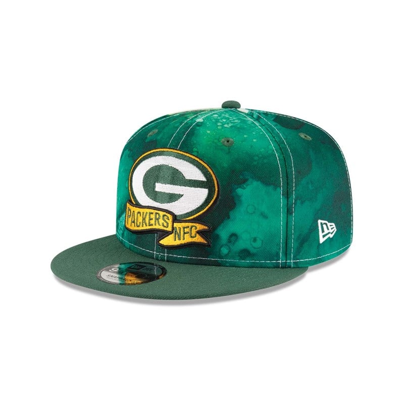 Green New Era Bay Packers NFL Sideline 2022 Cap 9fifty | AJZP04715