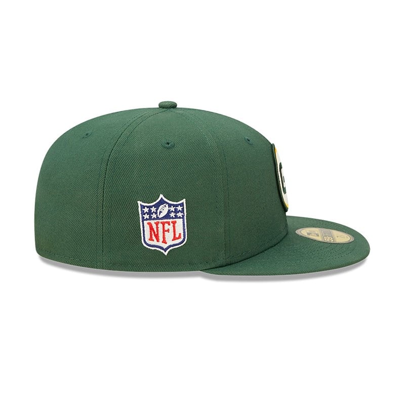 Green New Era Bay Packers NFL Sideline 2022 Fitted Cap 59fifty | ILEU16853