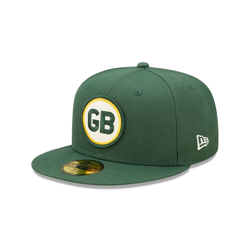 Green New Era Bay Packers NFL Sideline 2022 Fitted Cap 59fifty | ILEU16853