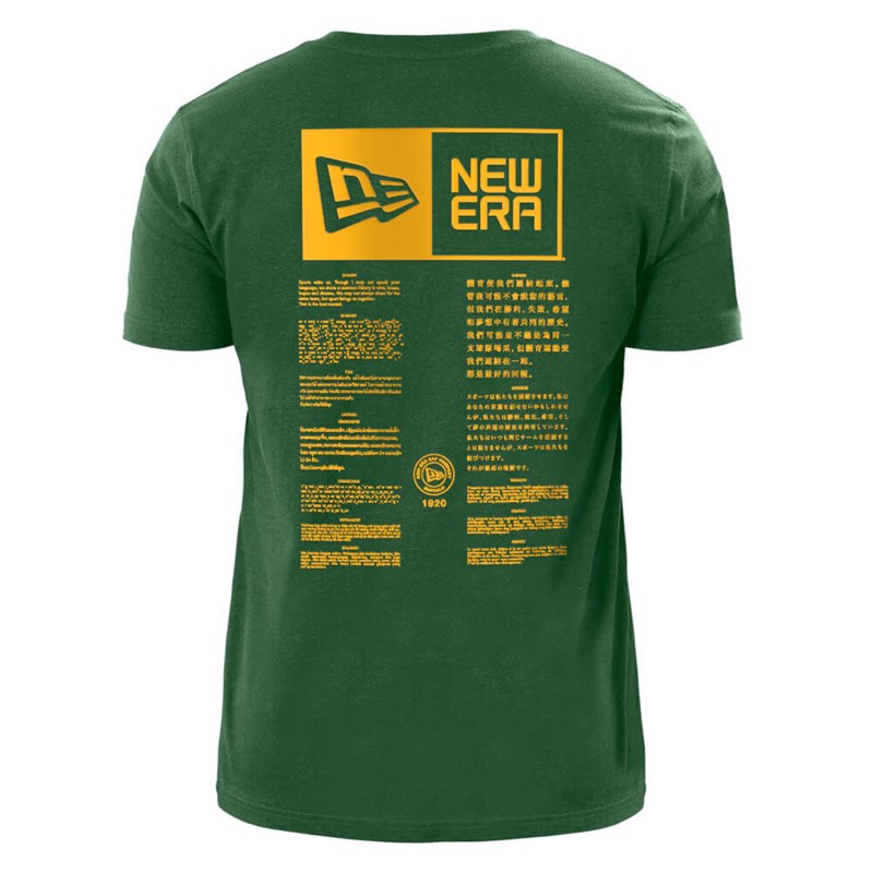 Green New Era Bay Packers X Alpha Industries T-Shirt | CIHE65948