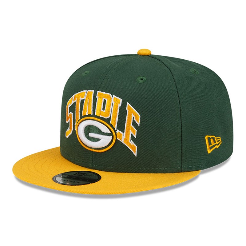 Green New Era Bay Packers X Staple Cap 9fifty | HOQL10978