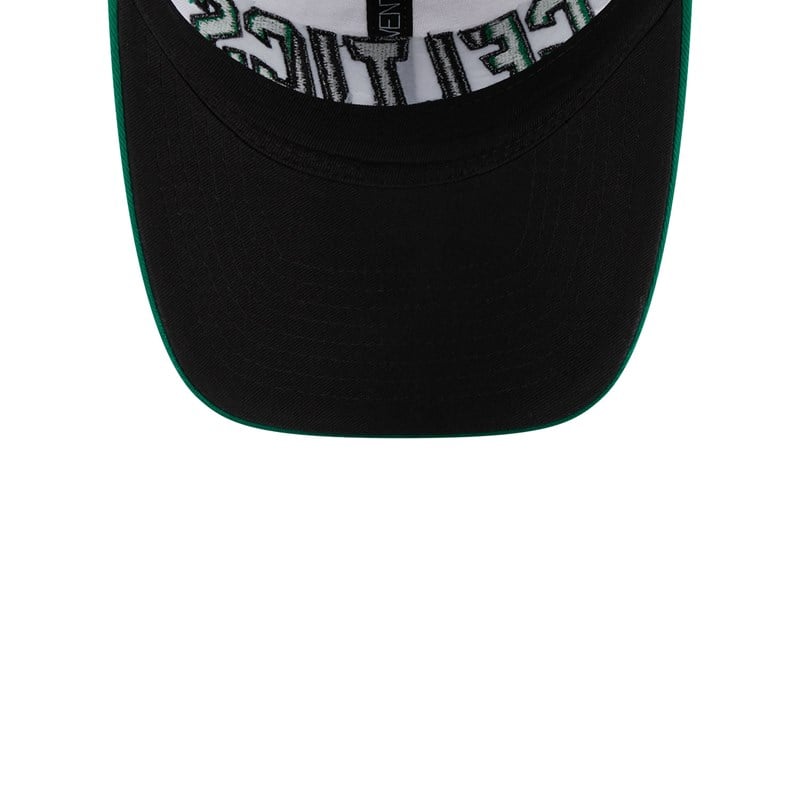 Green New Era Boston Celtics NBA Back Half Adjustable Cap 9twenty | QAVE02497