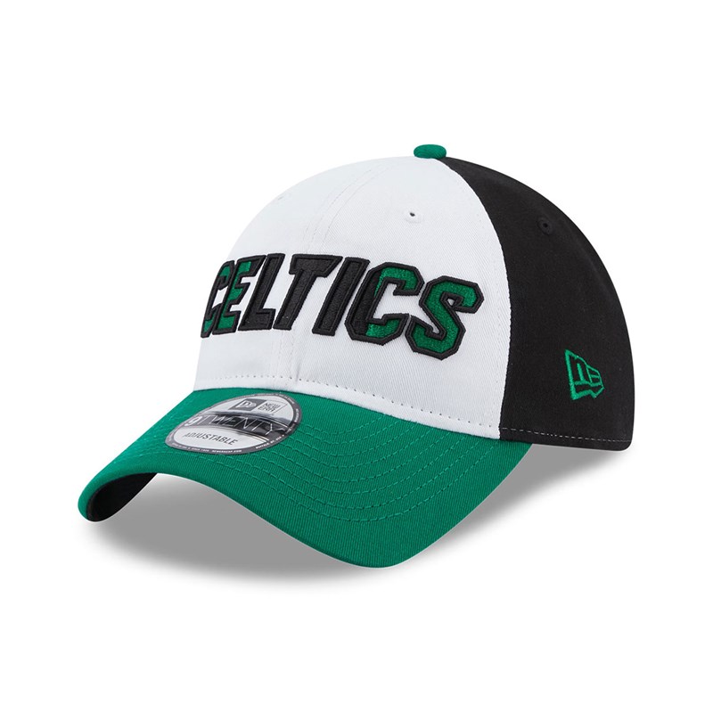 Green New Era Boston Celtics NBA Back Half Adjustable Cap 9twenty | QAVE02497