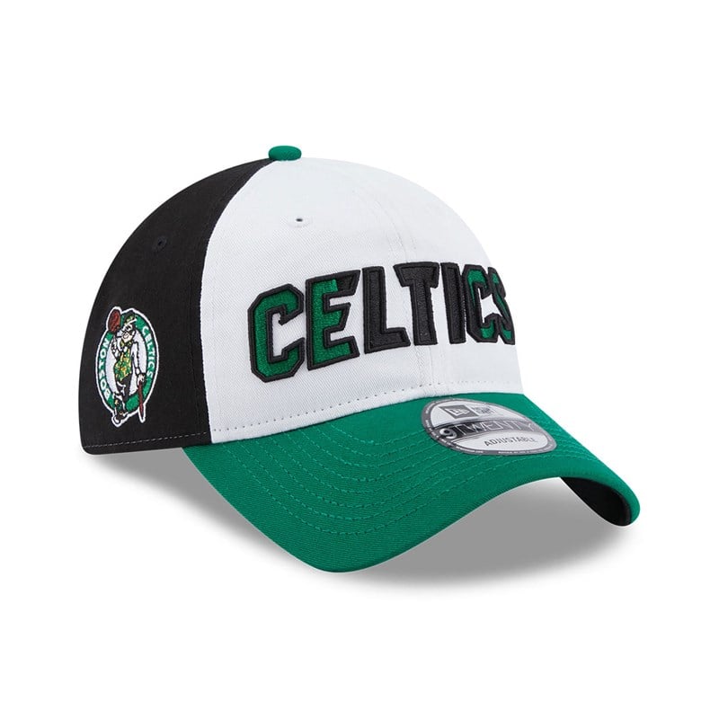 Green New Era Boston Celtics NBA Back Half Adjustable Cap 9twenty | QAVE02497