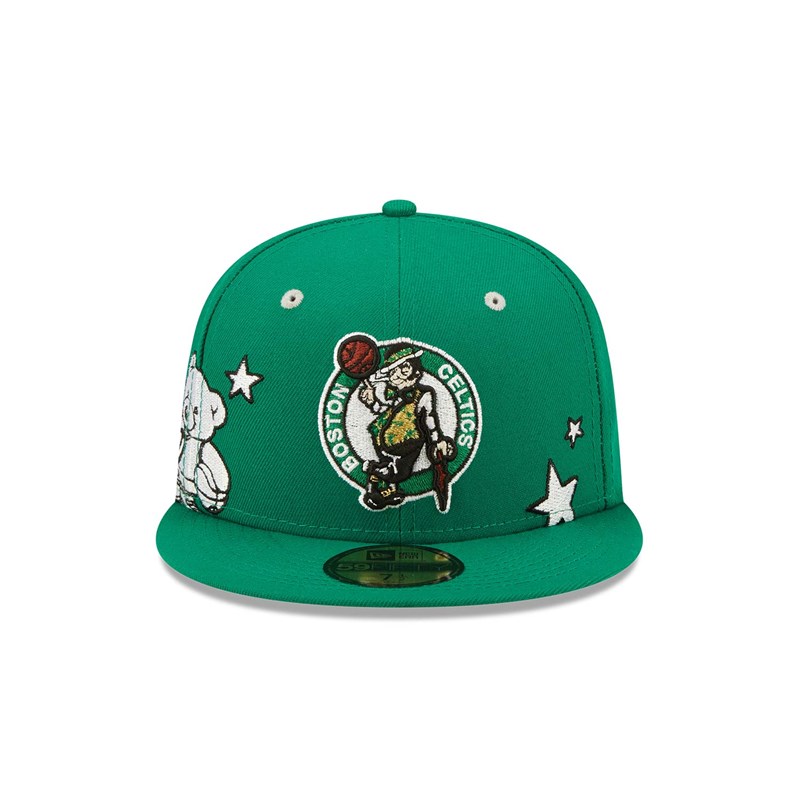 Green New Era Boston Celtics Teddy Fitted Cap 59fifty | NVLO68120