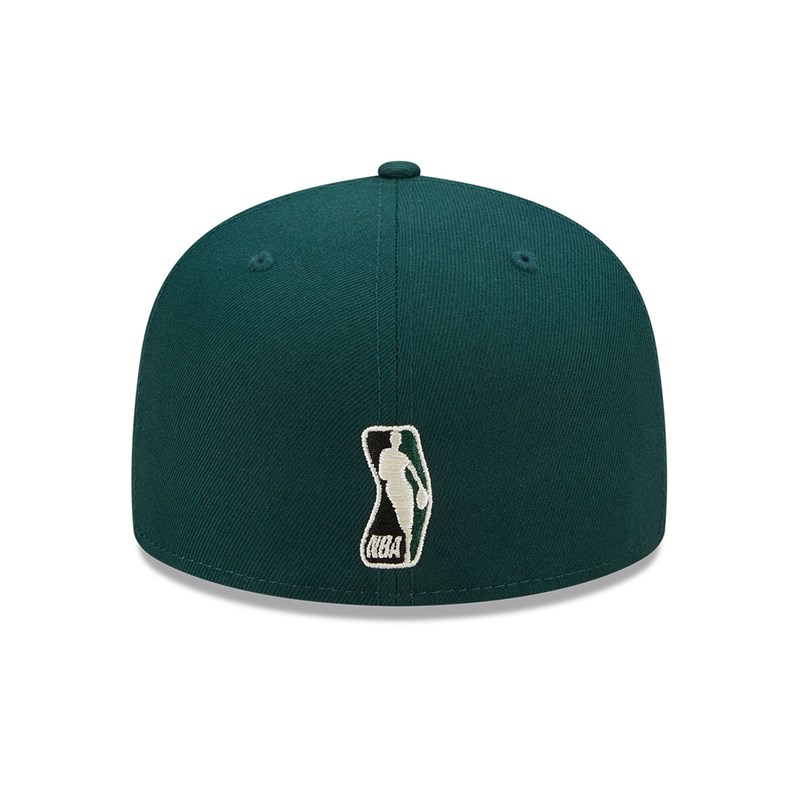 Green New Era Boston Celtics Twilight Fantasy Fitted Cap 59fifty | PRMH82136