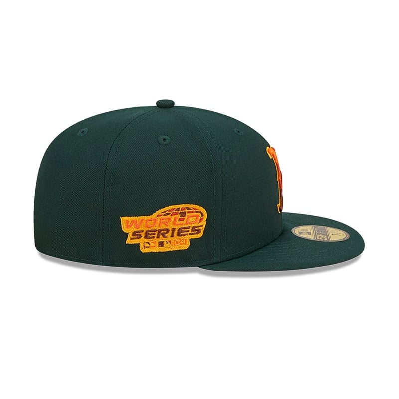 Green New Era Boston Sox Leafy Fitted Cap 59fifty | AMFH71524