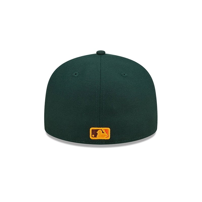 Green New Era Boston Sox Leafy Fitted Cap 59fifty | AMFH71524