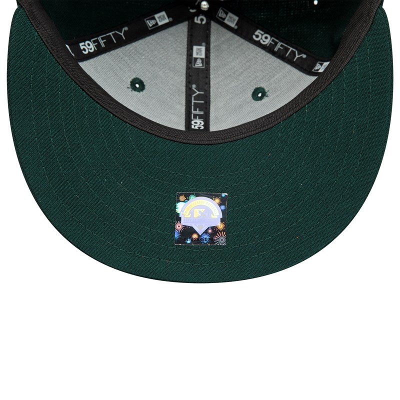 Green New Era Brooklyn Cyclones Milb Fitted Cap 59fifty | SDUP50894