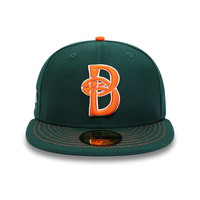 Green New Era Brooklyn Cyclones Milb Fitted Cap 59fifty | SDUP50894