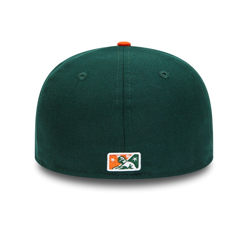 Green New Era Brooklyn Cyclones Milb Fitted Cap 59fifty | SDUP50894