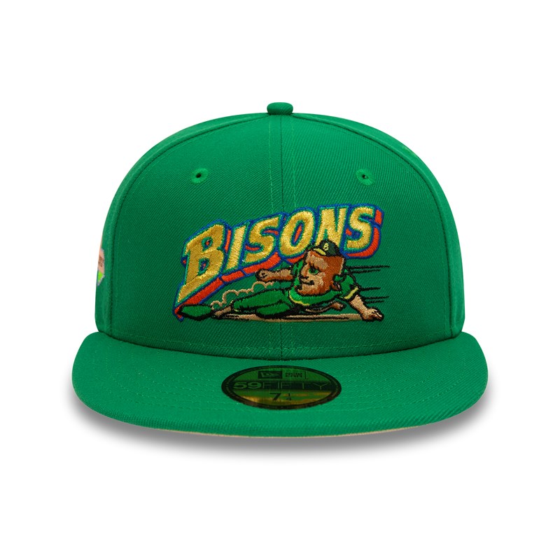 Green New Era Buffalo Bisons Milb Fitted Cap 59fifty | GNLO21935