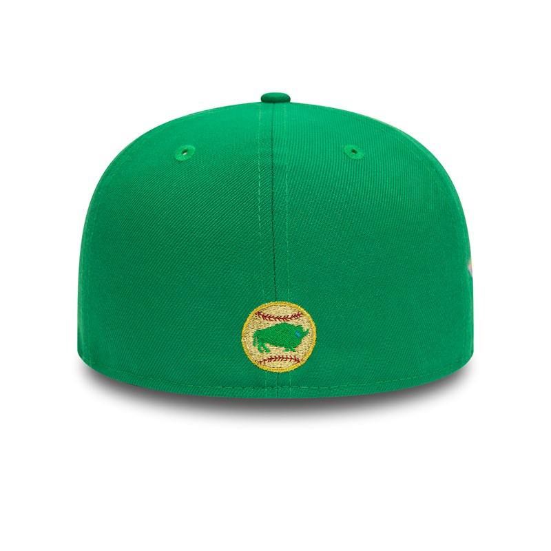 Green New Era Buffalo Bisons Milb Fitted Cap 59fifty | GNLO21935