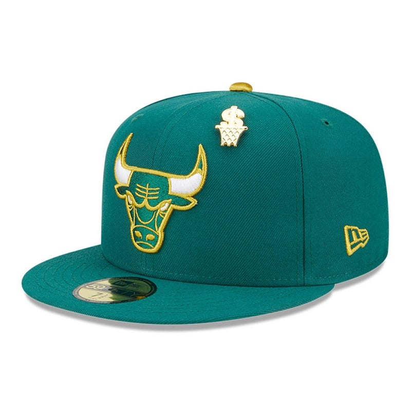 Green New Era Chicago Bulls Max Bet Fitted Cap 59fifty | JOVZ42695