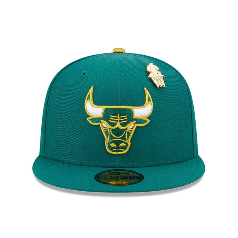 Green New Era Chicago Bulls Max Bet Fitted Cap 59fifty | JOVZ42695