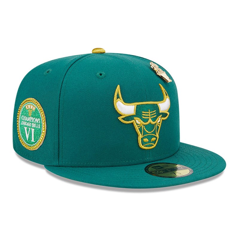 Green New Era Chicago Bulls Max Bet Fitted Cap 59fifty | JOVZ42695