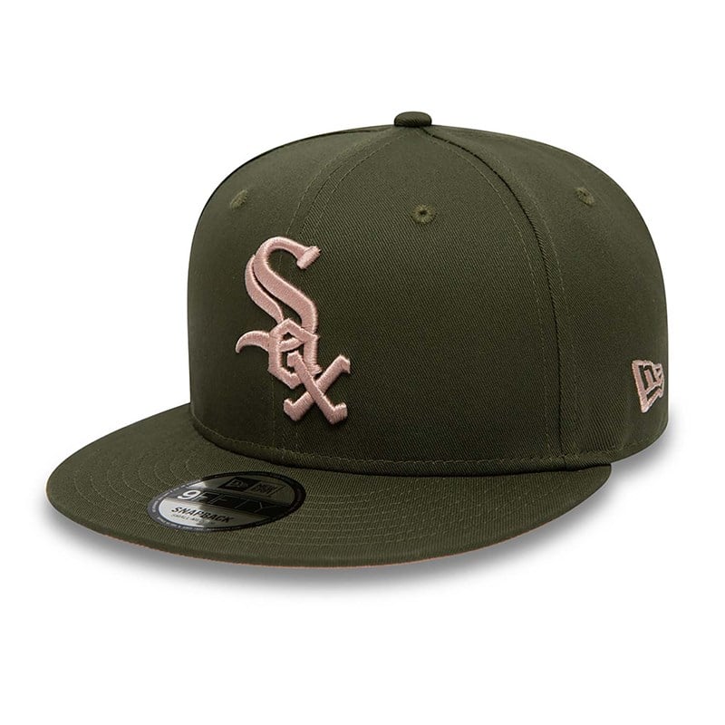 Green New Era Chicago Sox Side Patch Medium Cap 9fifty | QNJV37619